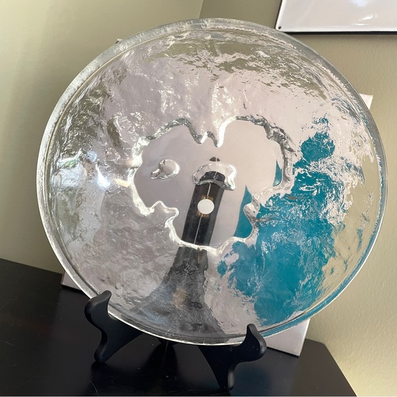 Retired Partylite "Iceland" 3-Wick Candle Holder Glass Bowl NEW OLD STOCK - Picture 3 of 7